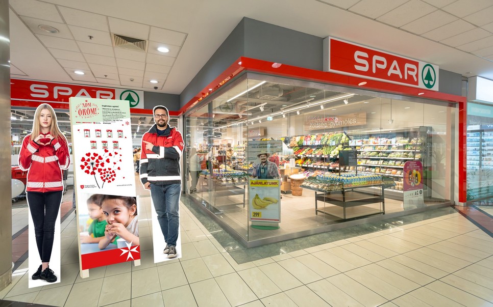 A Magyar Máltai Szeretetszolgálat és a SPAR Magyarország közös, karácsonyi akciója az Adni Öröm! élelmiszeradomány-gyűjtés
