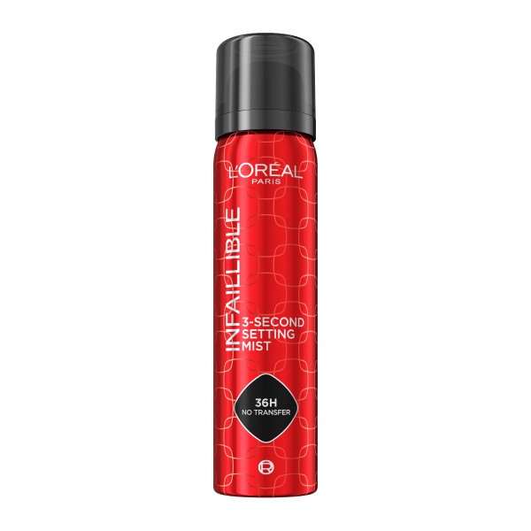 L'Oréal Paris Infaillible 3-s setting mist sminkfixáló spray, 75 ml