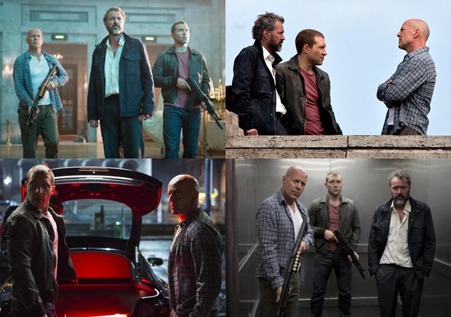 A Napsugar von Bittera bőrdzsekit a film egyik főszereplője, a Buruce Willis fiát alakító Jai Courtney viseli a filmben