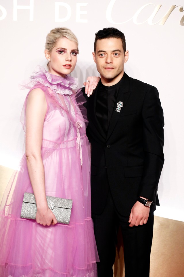Lucy Boynton Rami Malek Cartier