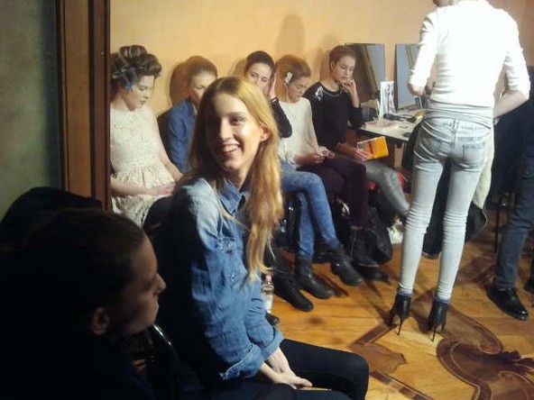 Luca a backstage-ben