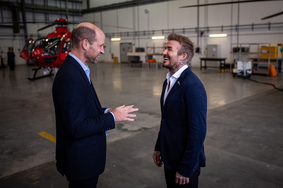 Vilmos herceg és David Beckham párosát a rajongók is imádták