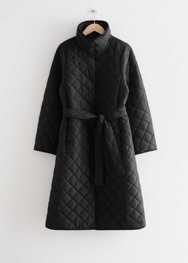 Újrafeldolgozott poliészter kabát stories.com 149 euró