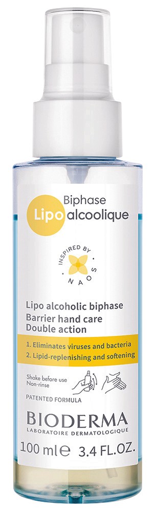  Kétfázisú kézfertőtlenítő és kézápoló BIODERMA 2890 Ft/100 ml