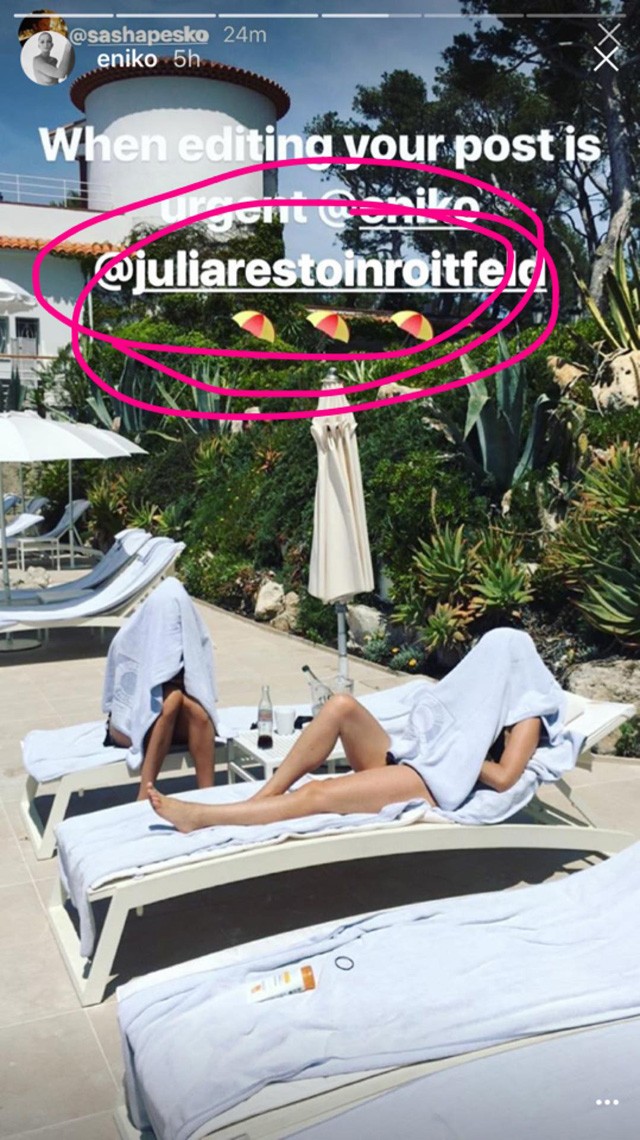 Mihalik Enikő Julia Restoin Roitfeld