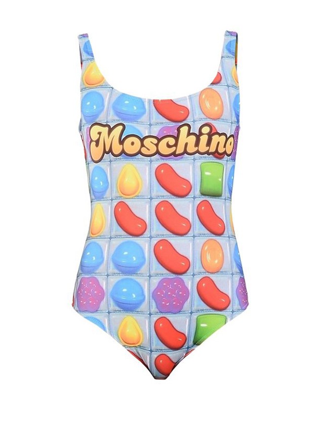 Moschino x Candy Crush fürdőruha