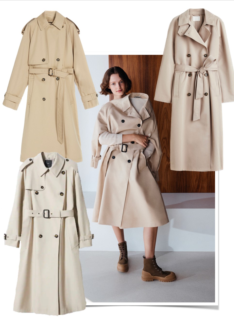 Beige színű MAX MARA hu.maxmara.com, Térdig érő MANGO 49995 Ft, Maxi szabású H&M 23995 Ft