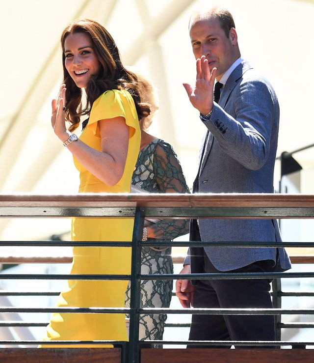 Kate Middleton és Vilmos megérkezik a wimbledoni torna zárónapjára