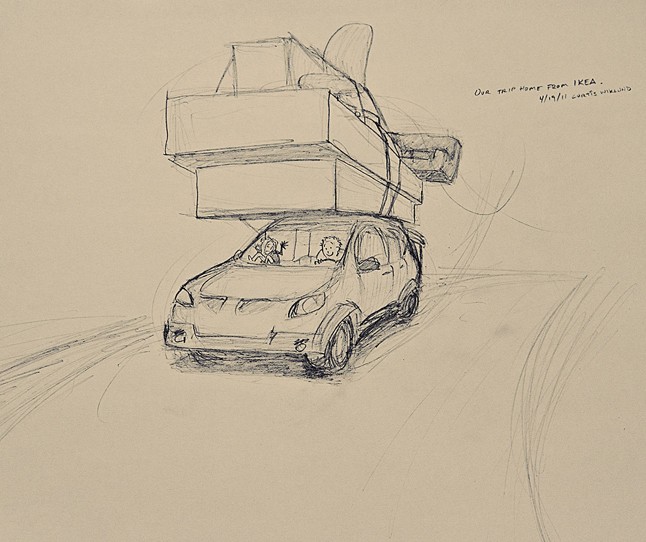 Hazafelé az Ikeából