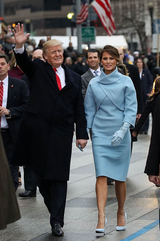 Donald Trump, Melania Trump beiktatás