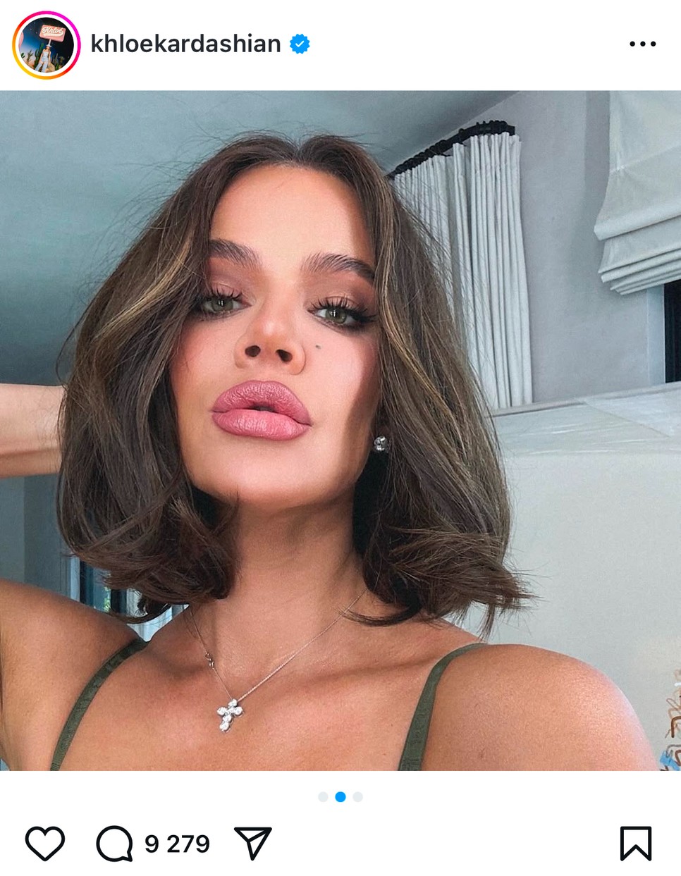 Khloé Kardashian meglepően rövid hajjal posztolt képeket