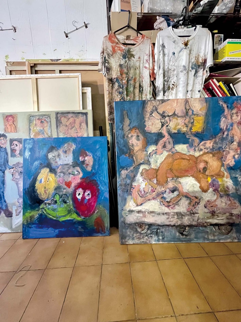 Evát a kezdetek kezdete óta kizárólag a figurális festészet érdekli