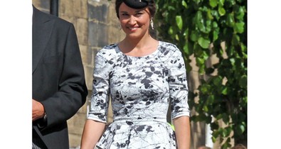 Bizarr fejdíszben esküvőzik Pippa Middleton