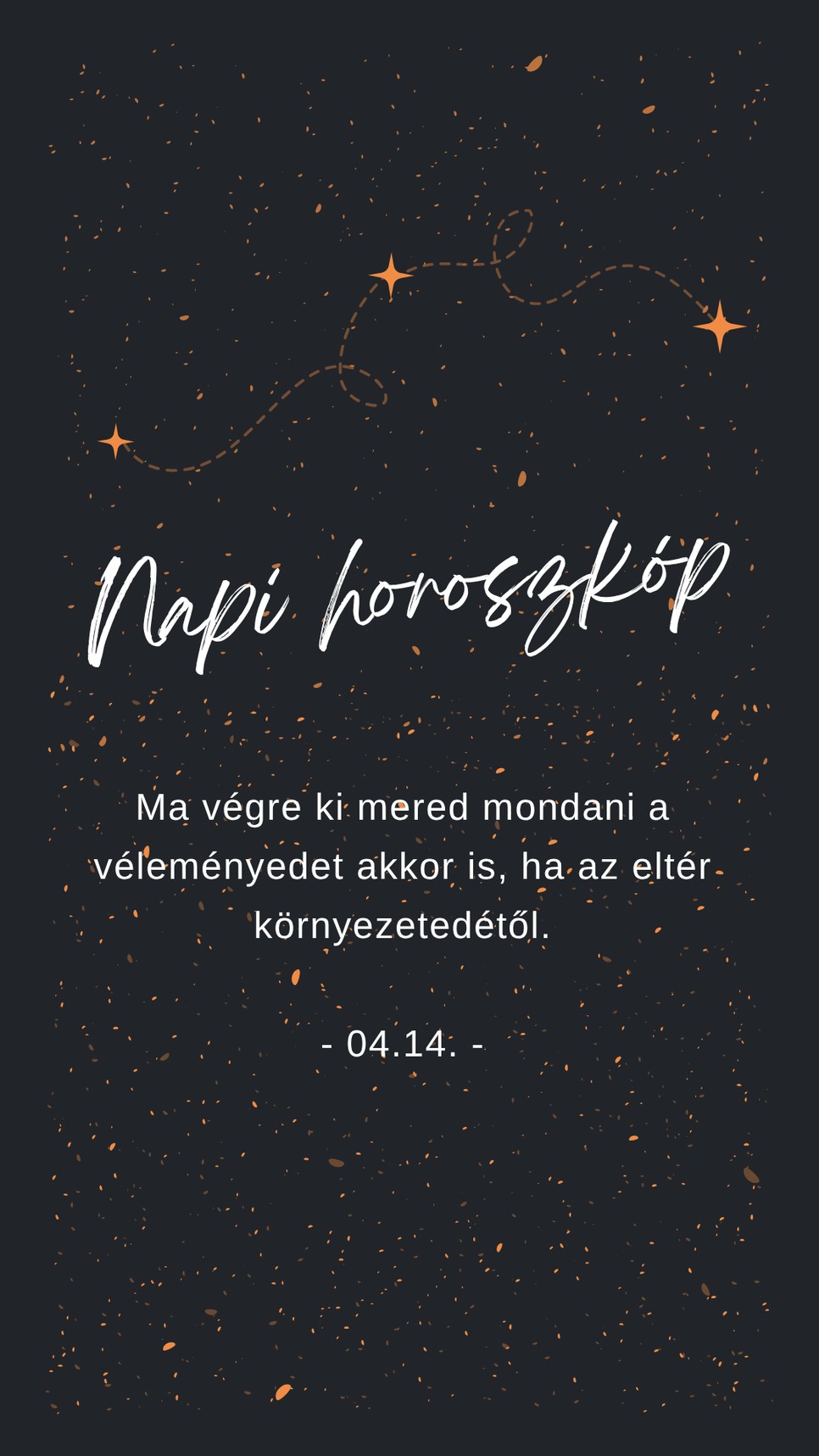 Egy kis emlékezettő a napi horoszkóp szerint
