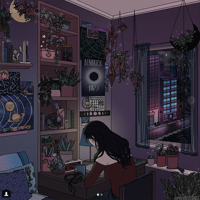 A hét kreatívja: a 17 éves lány, aki az éjszaka és az univerzum szerelmese