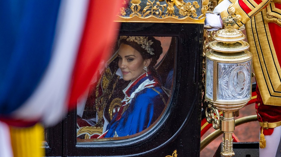 Katalin hercegné Károly király koronázásán