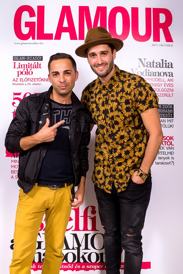 Király Viktor a GLAMOUR és az ARÉNA Pláza közös Stylistversenyén
