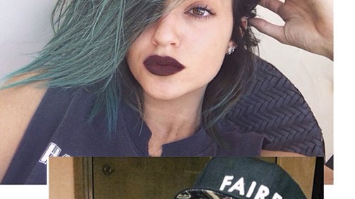 Kim Kardashian 16 éves húga türkiz hajszínre váltott