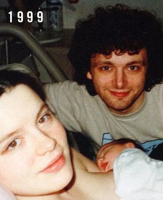 kate beckinsale, lily mo sheen, micheal sheen, fotó, instagram, családi fotó, 