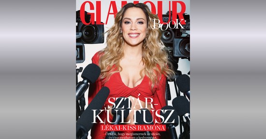 Lékai-Kiss Ramónával a címlapon megjelent a GLAMOUR BOOK tavaszi száma