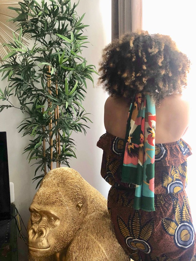 Bianca remekül keveri az afrikai stílust a modern darabokkal