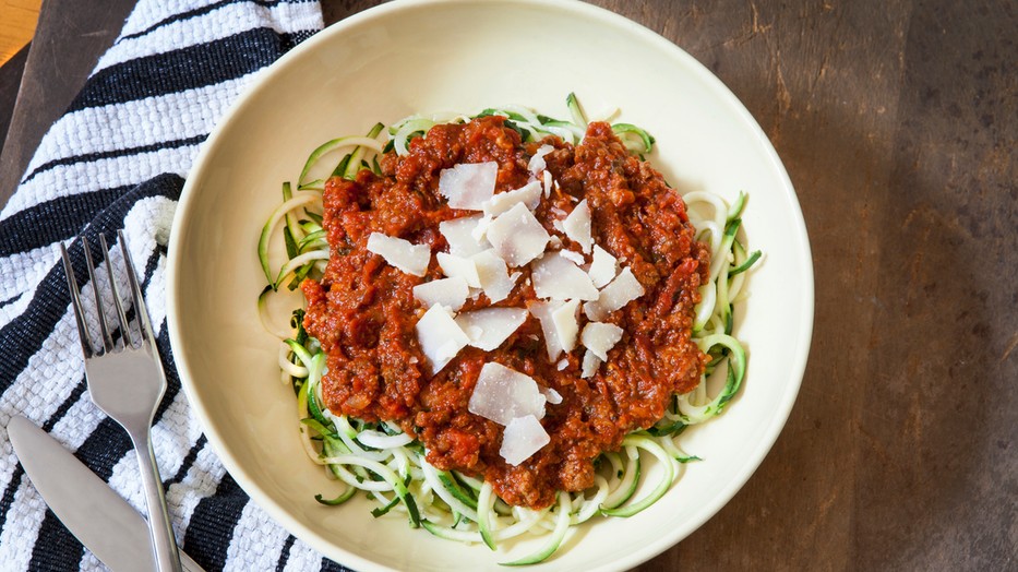 Ezt a tésztát büntetlenül eheted: Bolognai cukkinispagetti