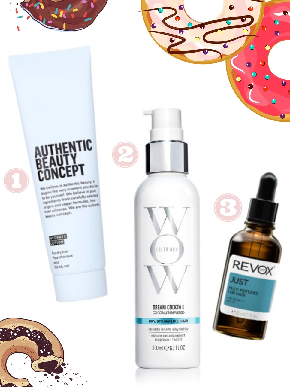 1. Hydrate Lotion hajra AUTHENTIC BEAUTY CONCEPT - authenticbeautyconcept.hu 2. Dream Cocktail hajápoló kókusszal COLOR WOW 12 590 Ft/200 ml (62,95 Ft/1 ml) 3. B77 Just Multi Peptid hajszérum REVOX 2999 Ft/30 ml