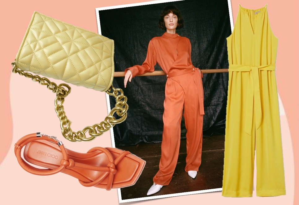 Overall övvel H&M 14995 Ft, Steppelt táska ZARA 7995 Ft, Bőrszandál JIMMY CHOO jimmycoo.com