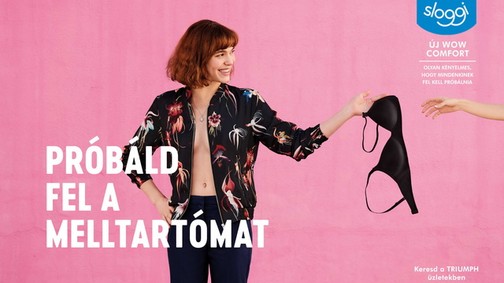 Az új Sloggi melltartó annyira kényelmes, hogy még a pasid is felpróbálhatja