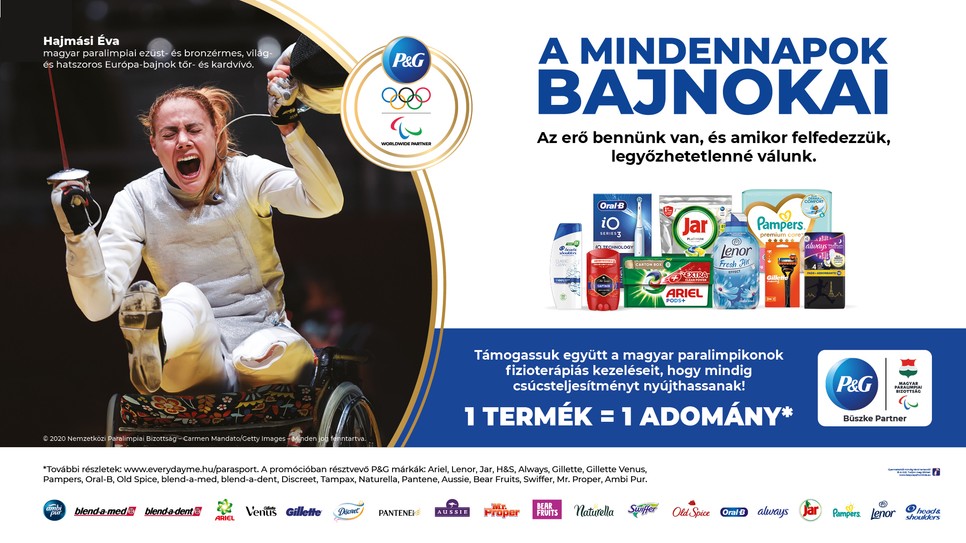 A P&G Mindannapok bajnokai kampánya azért nagyszerű, mert egyszerre segít a sportolóknak a jó teljesítmény elérésében és a társadalmunknak a kisebbség integrációjában