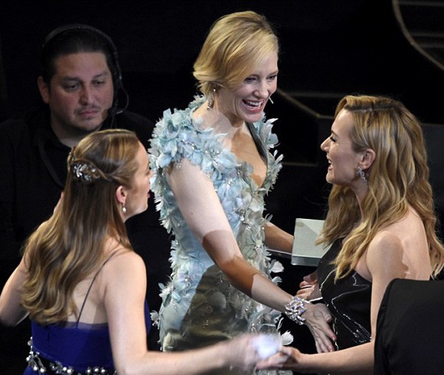 kate winslet, terhes, várandós, oscar, oscar gála, cate blanchett, leonardo dicaprio, titanic