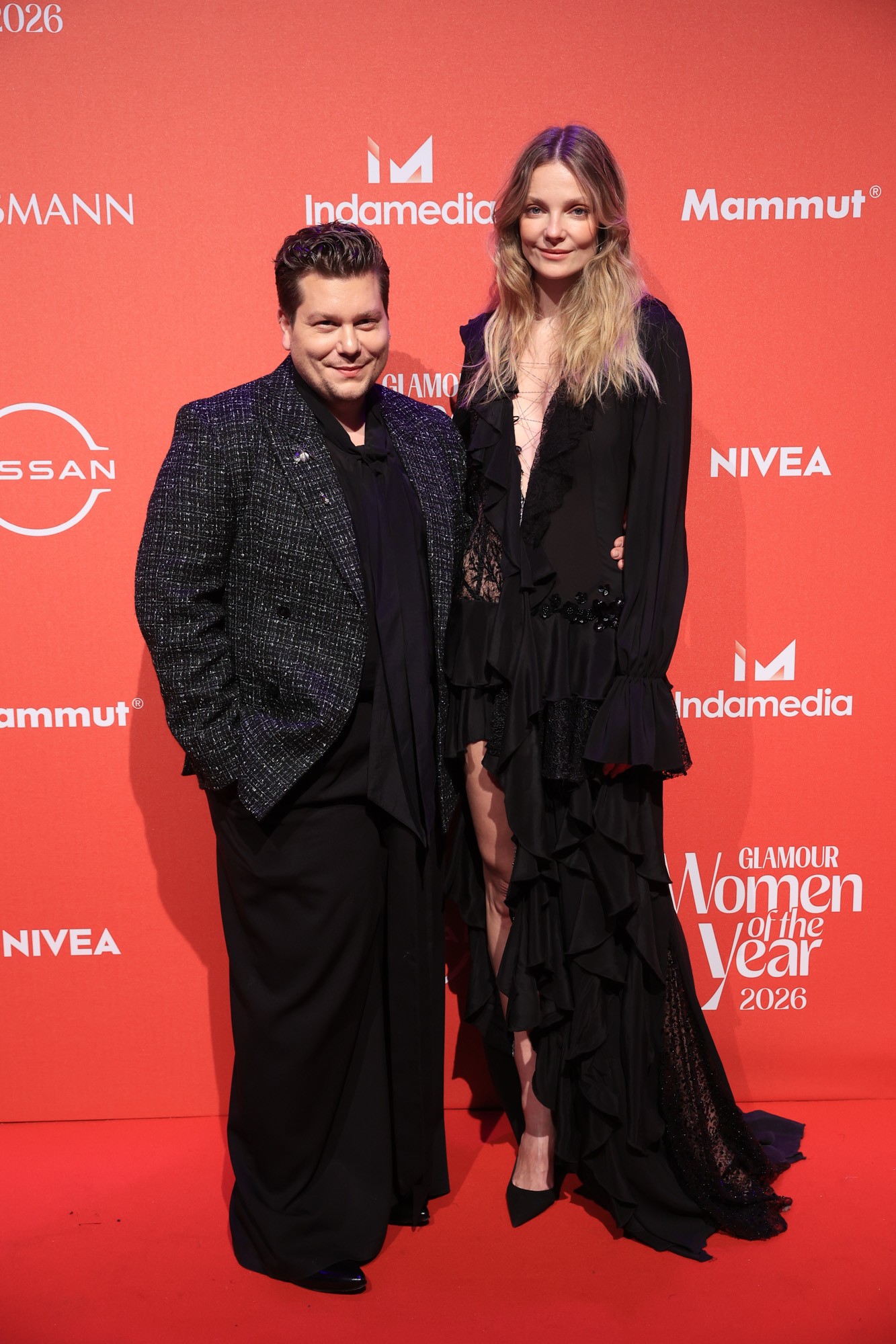 Mihalik Enikő és a tervező Kiss Márk