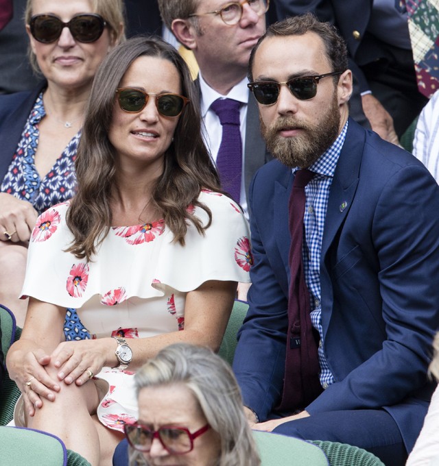 pippa middleton, james middleton, wimbledon