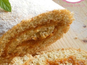 Piskótatekercs - Diétás recept lépésről lépésre
