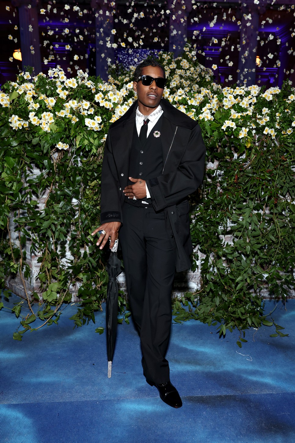 A$AP Rocky teljesen fekeet színű megjelenése tökéléetesre sikerült