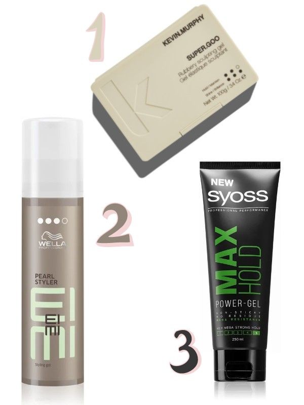 1. SUPER GOO Flexibilis tartású zselé KEVIN MURPHY 9449 Ft/100 g (94,49 Ft/1 g) 2. Eimi Pearl Styler hajformázó gél WELLA PROFESSIONALS 5260 Ft/100 ml (52,6 Ft/1 ml) 3. Max Hold fixáló gél SYOSS 2770 Ft/250 ml (11,08 Ft/1 ml)