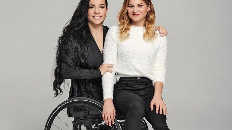 Illés Fanni és Pap Bianka parasportolók