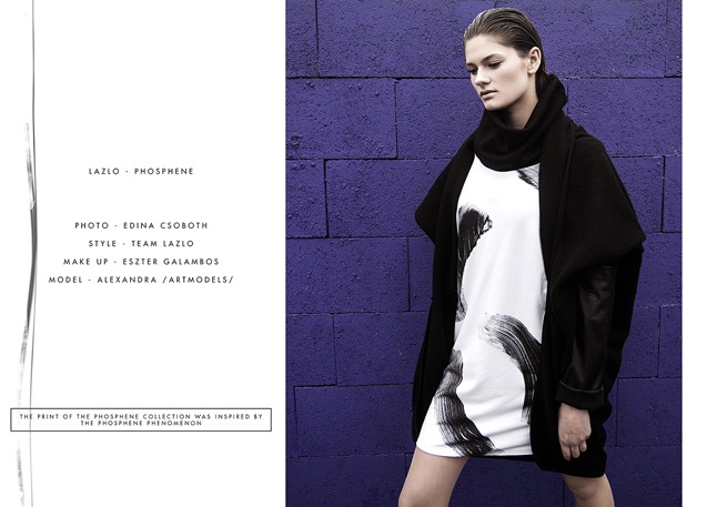 Lazlo, lazlo wear, lászló edina, phosphene, kollekció, magyar márka, magyar divat