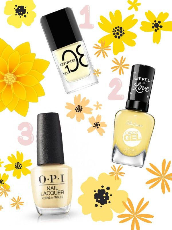 1. Iconails Gel körömlakk (Pastel Lemon) CATRICE 899 Ft 2. Miracle Gel körömlakk (Sunbrella) SALLY HANSEN 3099 Ft 3. Körömlakk (Bee-Hind The Scenes) OPI 3699 Ft