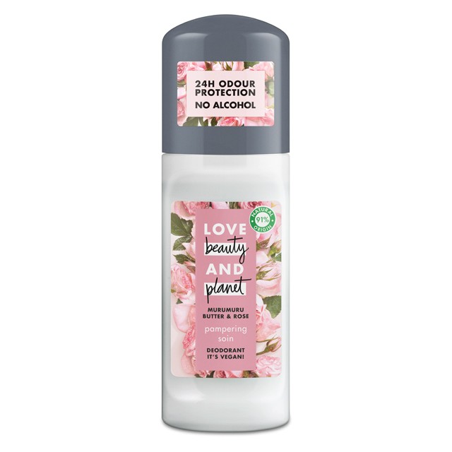 Love Beauty & Planet Pampering vegán roll-On dezodor 2199 Ft/50 ml (43,98 Ft/1 ml)