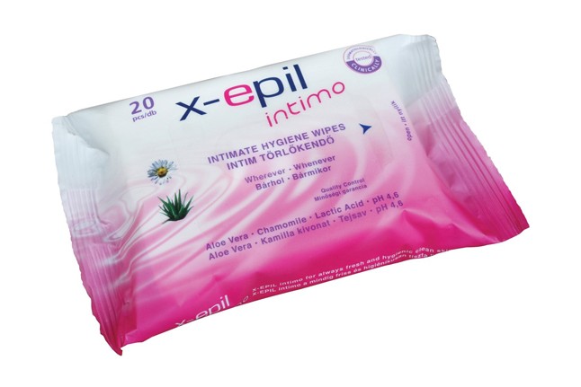 X-EPIL Intimo Intim törlőkendő 20db 399 Ft