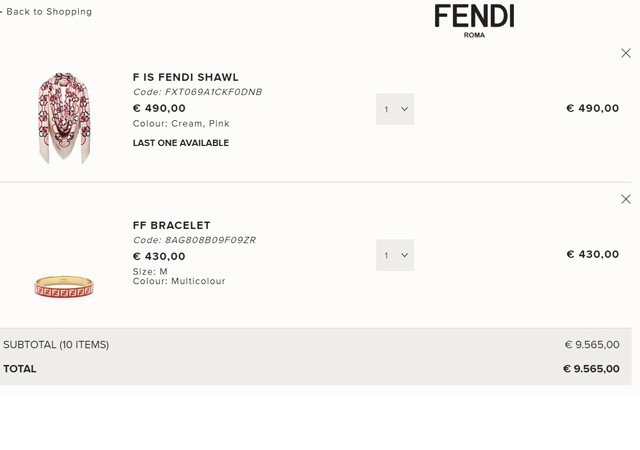 Álmodj királylány: Hogy költs milliókat percek alatt - 10 pazar Fendi cucc