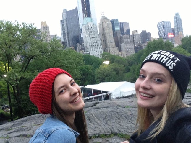 Niki és Heni a Central Parkban