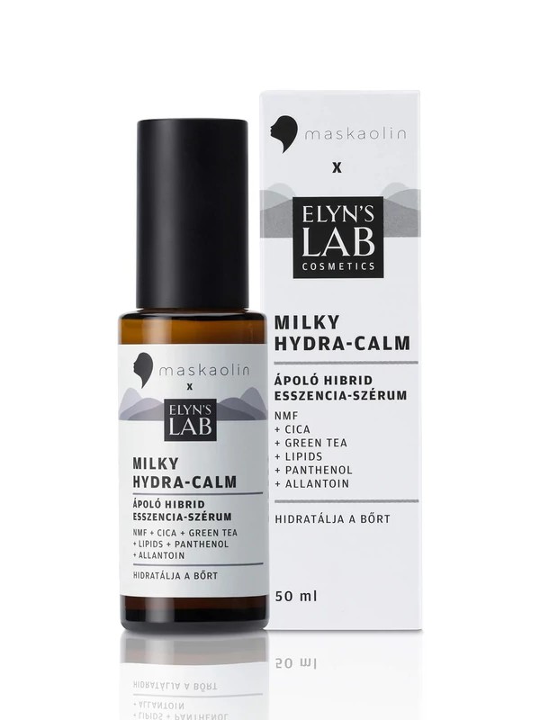 Milky hydra-calm ápoló esszencia-szérum hibrid ELYN’S LAB 4790 Ft/ 50 ml (95,80 Ft/1 ml)