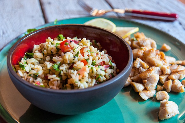 Tabbouleh citromos csirkével