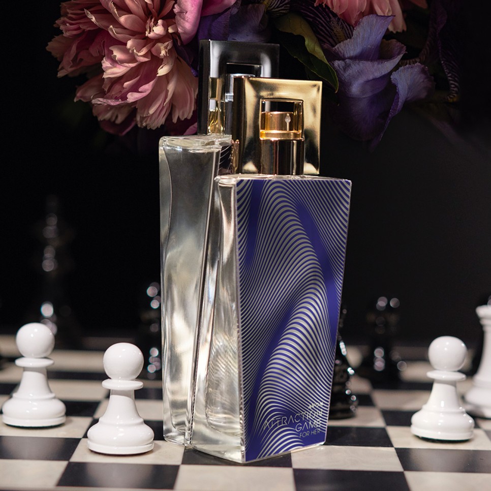 Attraction Game illatpárosa idegrendszeri vizsgálatokra alapozva fejlesztették, így garantálva, hogy biztosan felkeltsék a másik iránti vágyakozást