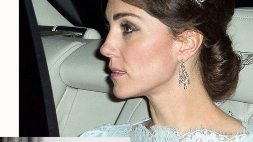 Kate Middleton Diana kedvenc tiarájában