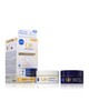 Q10 Nappali + Éjszakai ránctalanító krém duo 2 db NIVEA 7299 Ft/50 ml. Serkenti a bőr természetes anyagcseréjét és 15 faktoros fényvédelemmel védi a bőrt a napfény okozta ráncok kialakulásától.