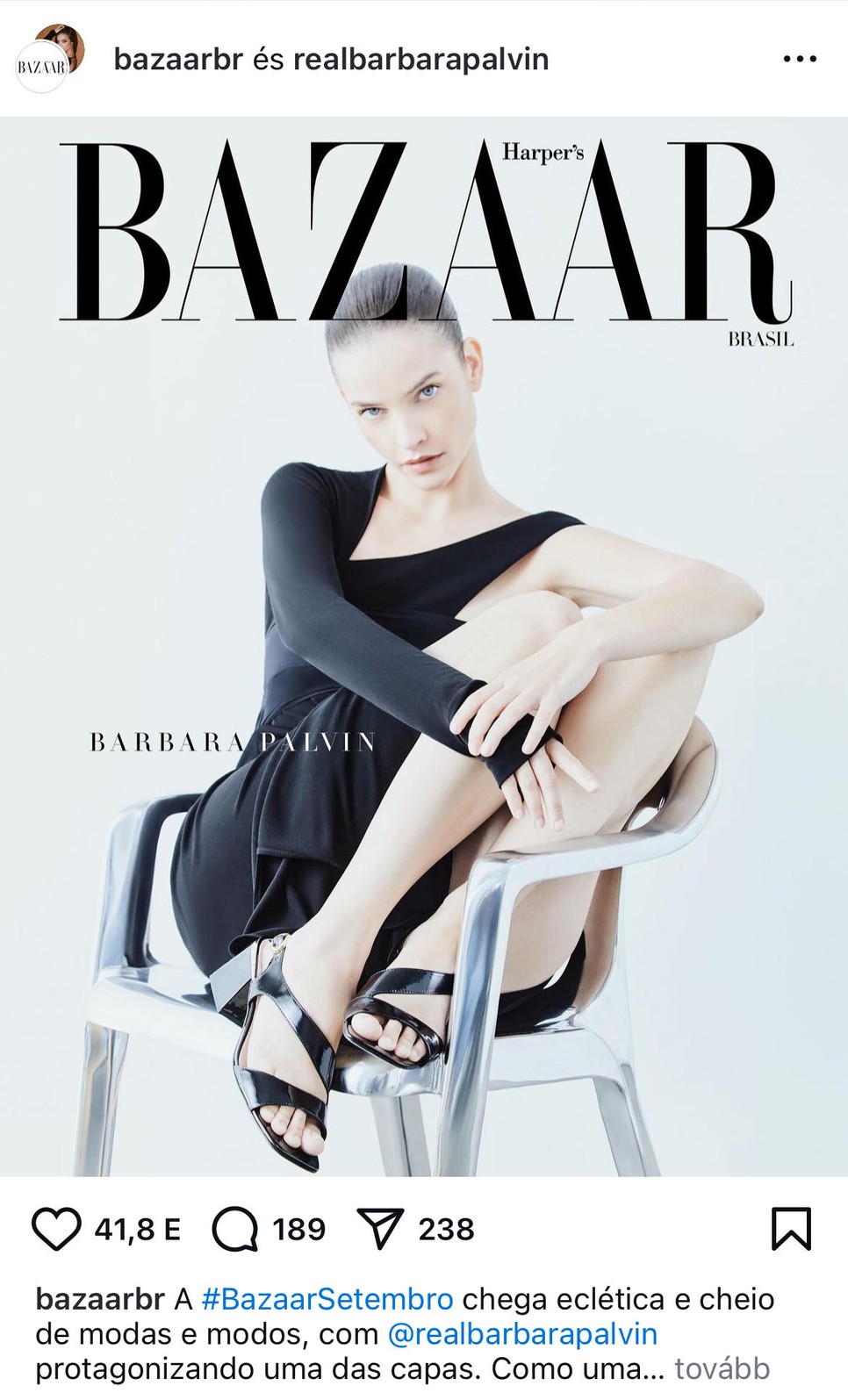 Bár a kezünkbe kaparinthatnánk a brazil címlapot Palvin Barbaráról