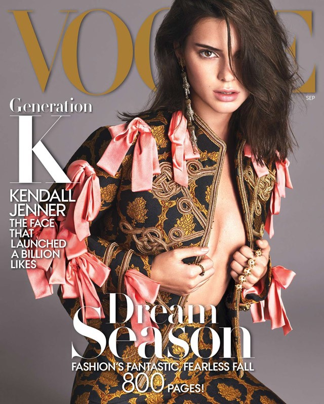 kendall jenner, címlap, címlaplány, vogue, szeptemberi vogue, amerikai vogue, szeptemberi szám, mert alas, marcus piggott